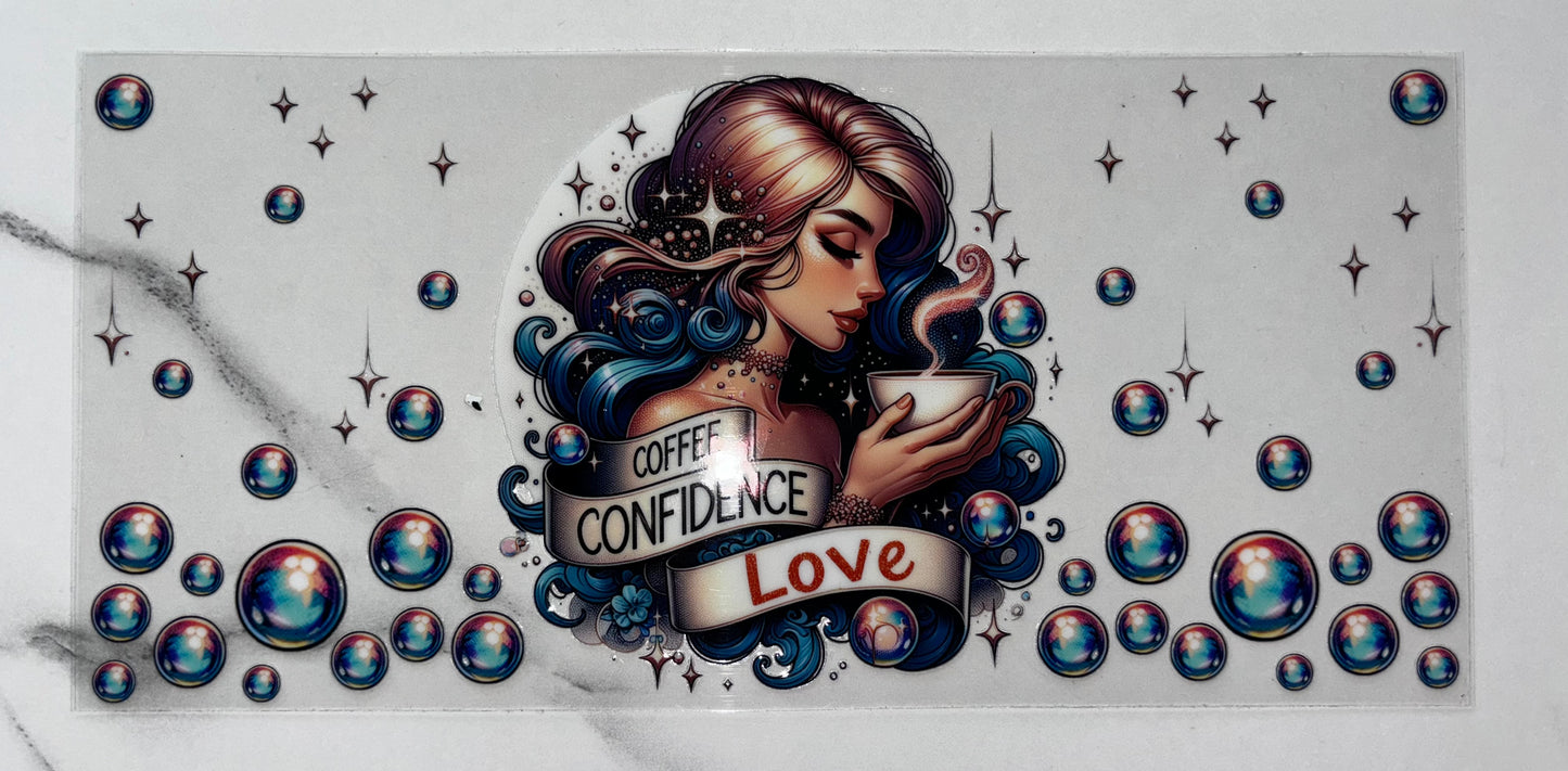 Coffee, confidence, love