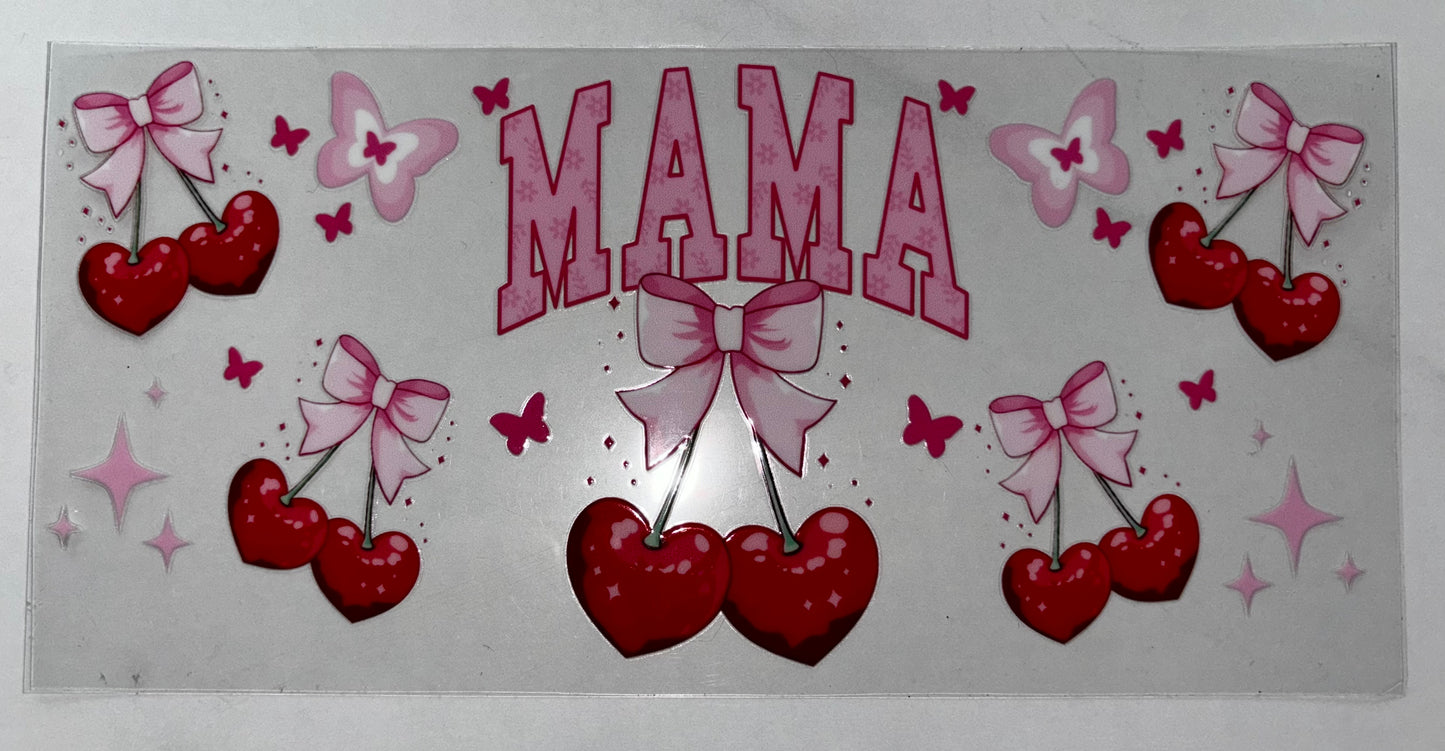 Mama with cherries