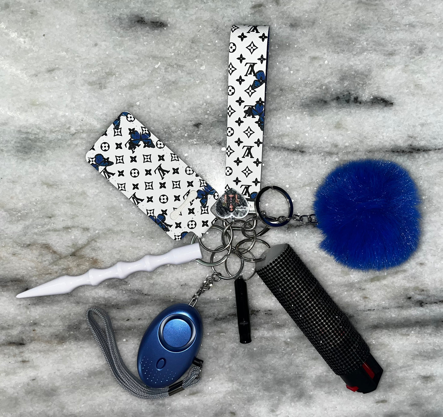 Blue Butterfly Keychain
