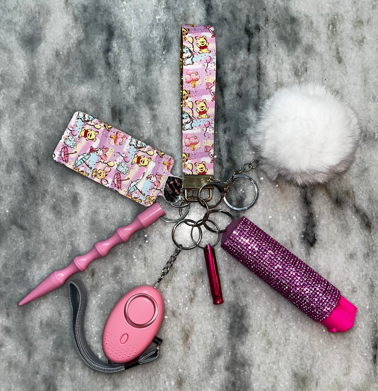 Teddy and Friends Keychain