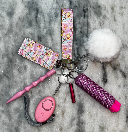 Teddy and Friends Keychain