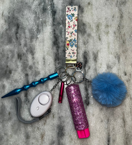 Winnie the Flower Keychain