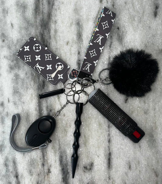 Greyish Night Keychain